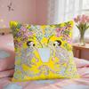 Art PPaige Gemmel Monkey Cushion Cover Square Short Plush Pillow Case Living Room Sofa Home Decor Funda X