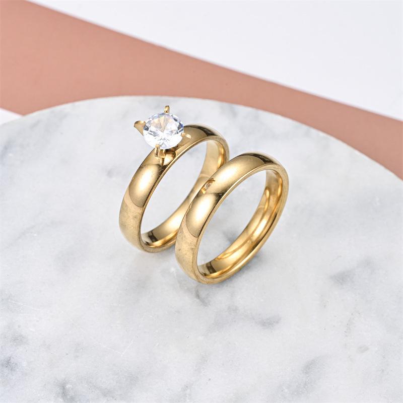 

Стильне кільце з титанової сталі унісекс - Крос-кордонна мода, Не тьмяніє Size 10