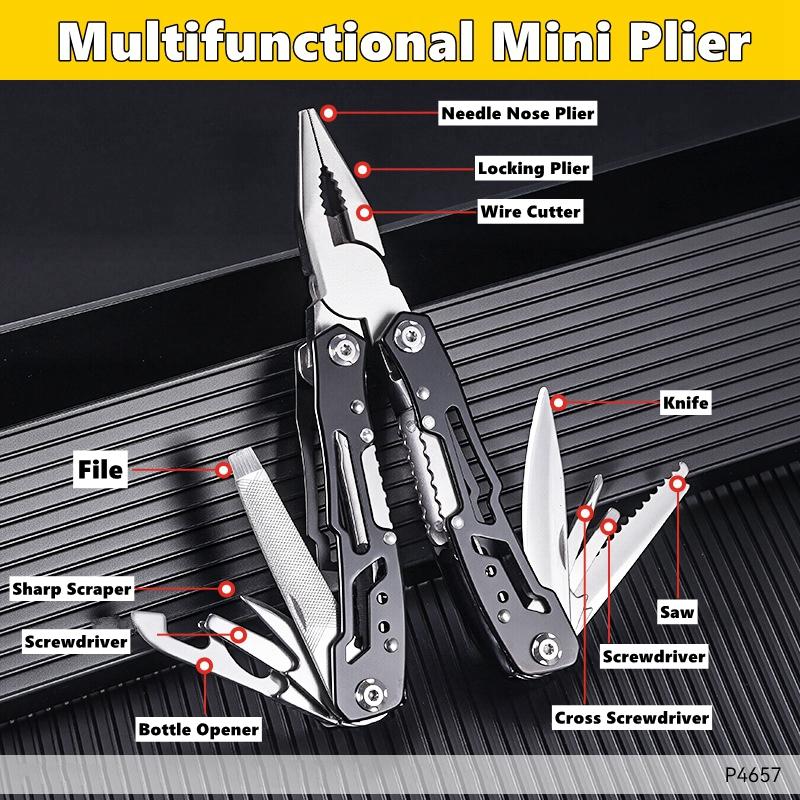 Taschen Mini-Zange Messer Schraubendreher Klappbar Kleines Multitool Öffner Nagelfeile Präzisionszange Handwerkzeuge Outdoor Notfallwerkzeug