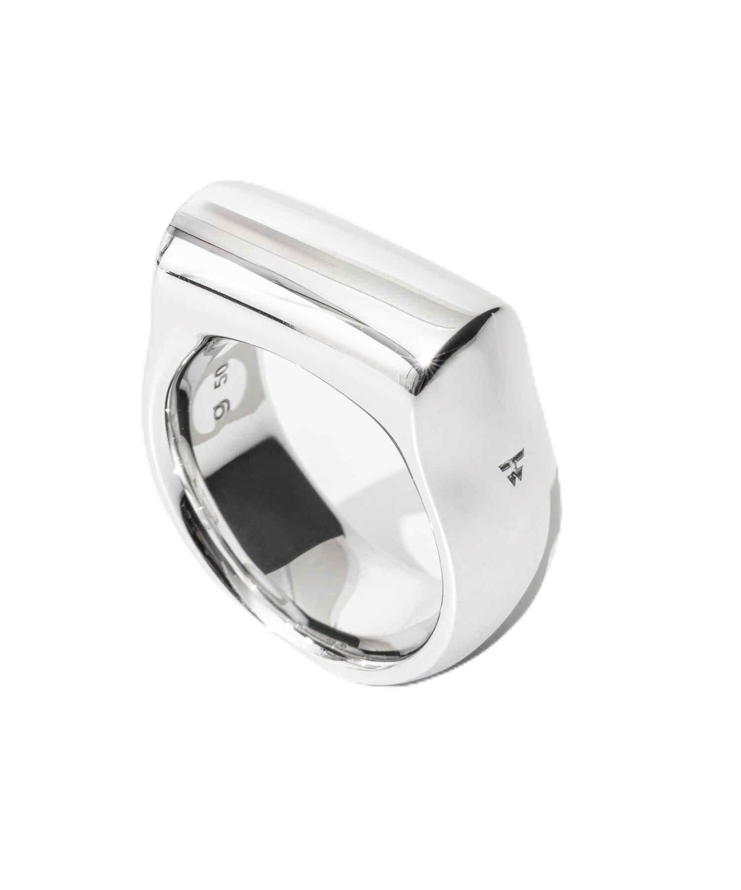 

Tom Wood Crest Ring in Recycled Sterling Silver 925 with Recycled White Rhodium Size 52 Japanese Size 12 (R74HCRNA01S) Plating, (Brand Name) / Approx.