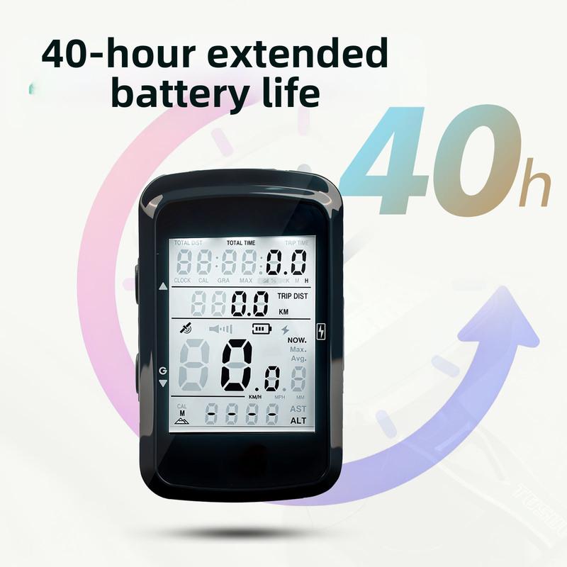 OFFBONDAGE Bicycle Computer Wireless GPS Bike Speedometer MTB Road Bike Cycling Odometer USB Rechargeable Digital Stopwatch