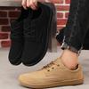 Men Low Help Walking Shoes 2026 Autumn New Fashion Vintage Outdoor Casual Shoes Lightweight Comfortable Lace Up Soft Sole Flats