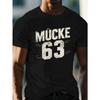 European Sizes Men's Vintage Design Print, Men'S Round Crew Neck Short Sleeve Tee, Casual T-ShirtCasual Comfy Lightweight Top For Summer