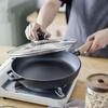 Uncoated Cast Iron Multi-Use Pan for Eggs, Pancakes, Steamed Buns, and Steak - Small Wok, Oil-Free Cooking.