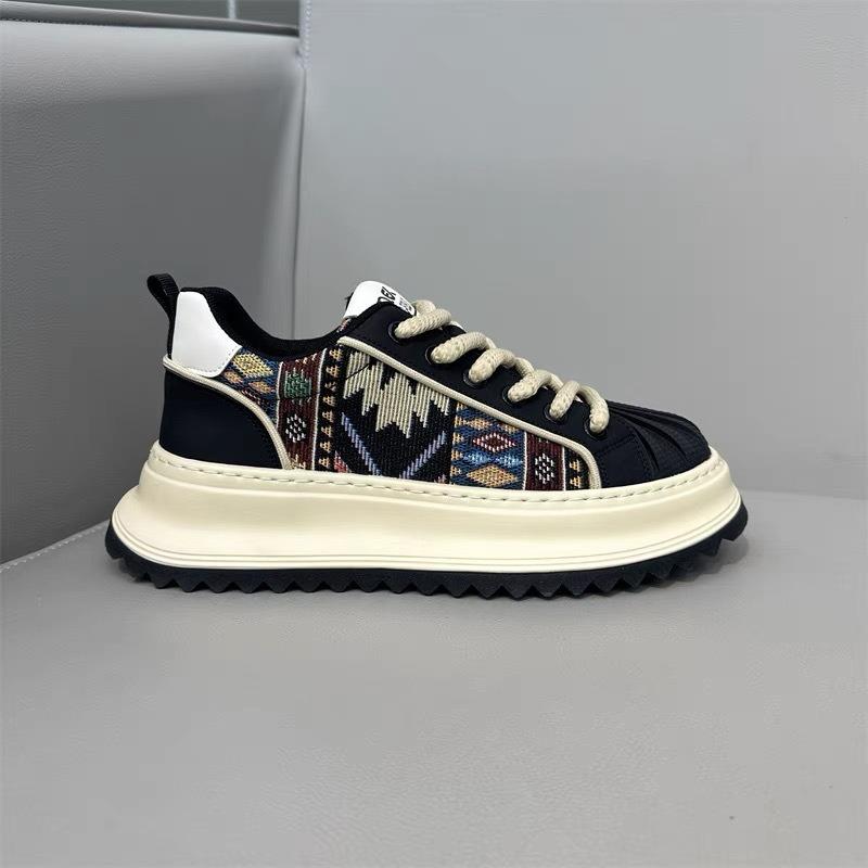 

Shell head men s shoes autumn niche original versatile casual board shoes nascent sports thick sole heightening canvas trendy shoes 39