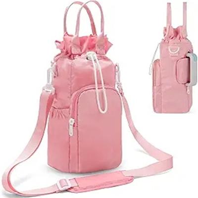 Water Bottle Holder with Strap – Insulated Sling Bag for  40oz Tumbler, Water Bottle Carrier with Phone Pouch & Accessories