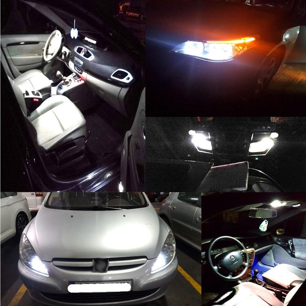 10X T10 1206 8Led Car Led Interior Light 194 168 192 W5W 3020 Auto Wedge Lighting DC 12V License Plate Lamp ParkingTail Light
