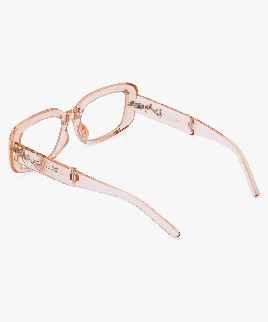 Likkeullou Rc Maye Folder Blue Light Glasses Peach