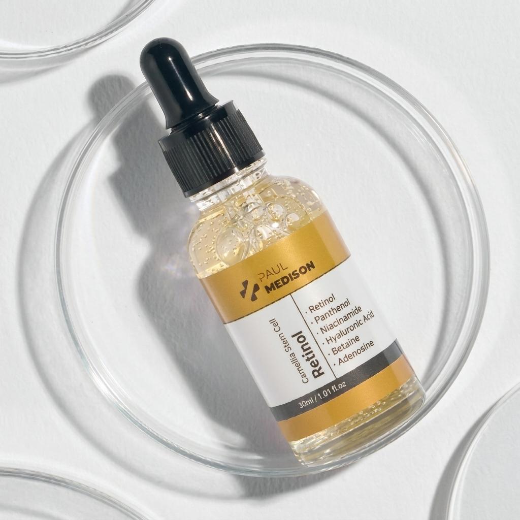 PAUL MEDISON Camellia Stem Cell Retinol Ampoule (30ml) - [KOREAN SKINCARE] Intensive Firming & Youth Radiance Serum