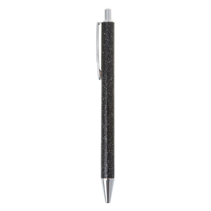 Luxury Bling Metal Ballpoint Pen 1.0mm Glitter Oil Flow Pens Office Supplies