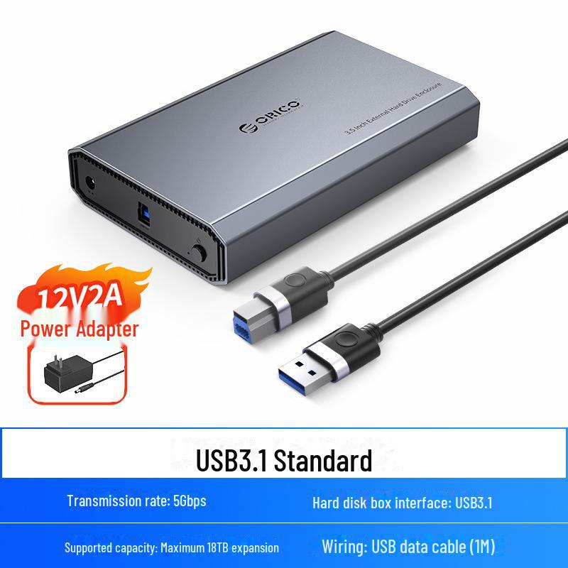 

Корпус для мобильного жесткого диска ORICO, 3,5/2,5 дюйма, USB 3.0, устройство чтения SSD/HDD