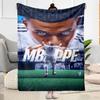 Mbappe 81 Decke Weich Warm Gemütlich Perfekt für Büro Bettwäsche Sofa Vier Jahreszeiten Vielseitig Warmes Dekor Geschenk für Reisen Zuhause Geburtstage