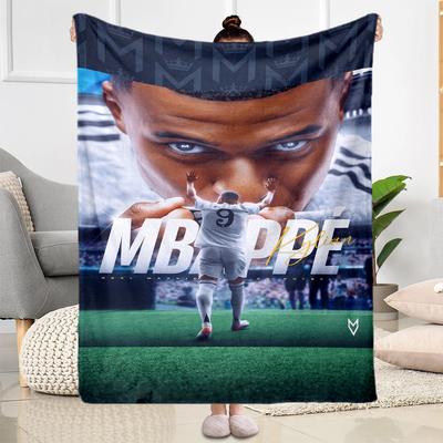 Mbappe 81 Blanket Soft Warm Cozy Perfect for Office Bedding Sofa Four Seasons Multipurpose Warmthful Decor Gift for Travel Home Birthdays