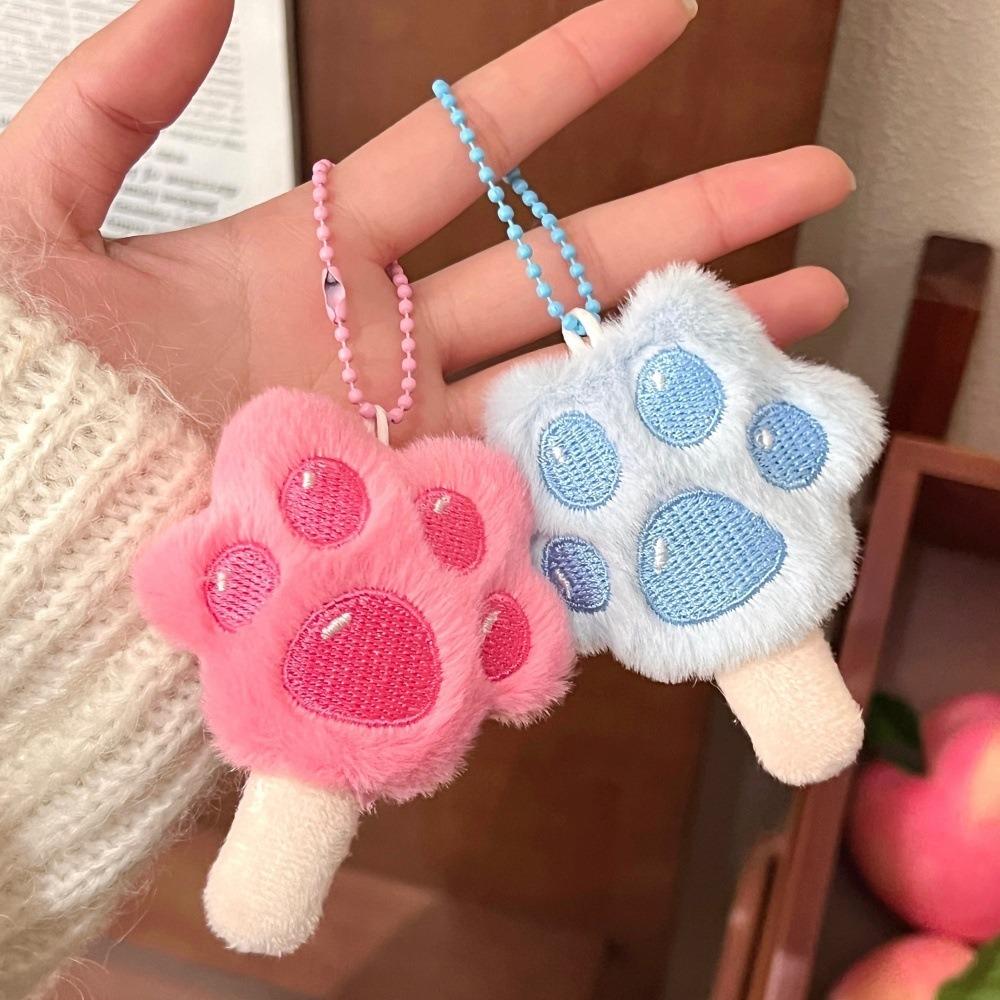 Fluffy Plush Doll Keyring Soft Stuffed Car Key Pendant  Friends Birthday Gifts