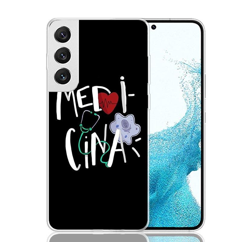 Medizin Pflegekraft Arzt Handyhülle Für Samsung Galaxy S25 S24 S23 S22 S21 FE S20 Ultra S10 Plus Kunst Personalisierte Coque Capa S24 S23