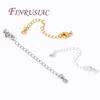 5CM 18K Gold Plated Extension Extended Tail Chains with Lobster Clasps Connectors Findings For Jewelry Making DIY Accessories