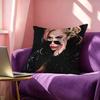 Cool Lady GAGA Square Double-Sided printed Pillow Case Bedroom Bedside Pillow Sofa Cushion Cover