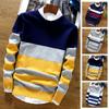 Stylish Men's Casual Long Sleeve Loose Knitwear Pullover Tops For Every Season
