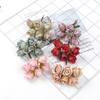 Mini Bouquet Simulation Rose Flowers Real Touch Fake Flowers  Party Wedding Decor