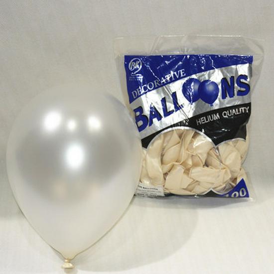10-Inch Thai BK Pearl Round Balloons for Weddings & Birthdays