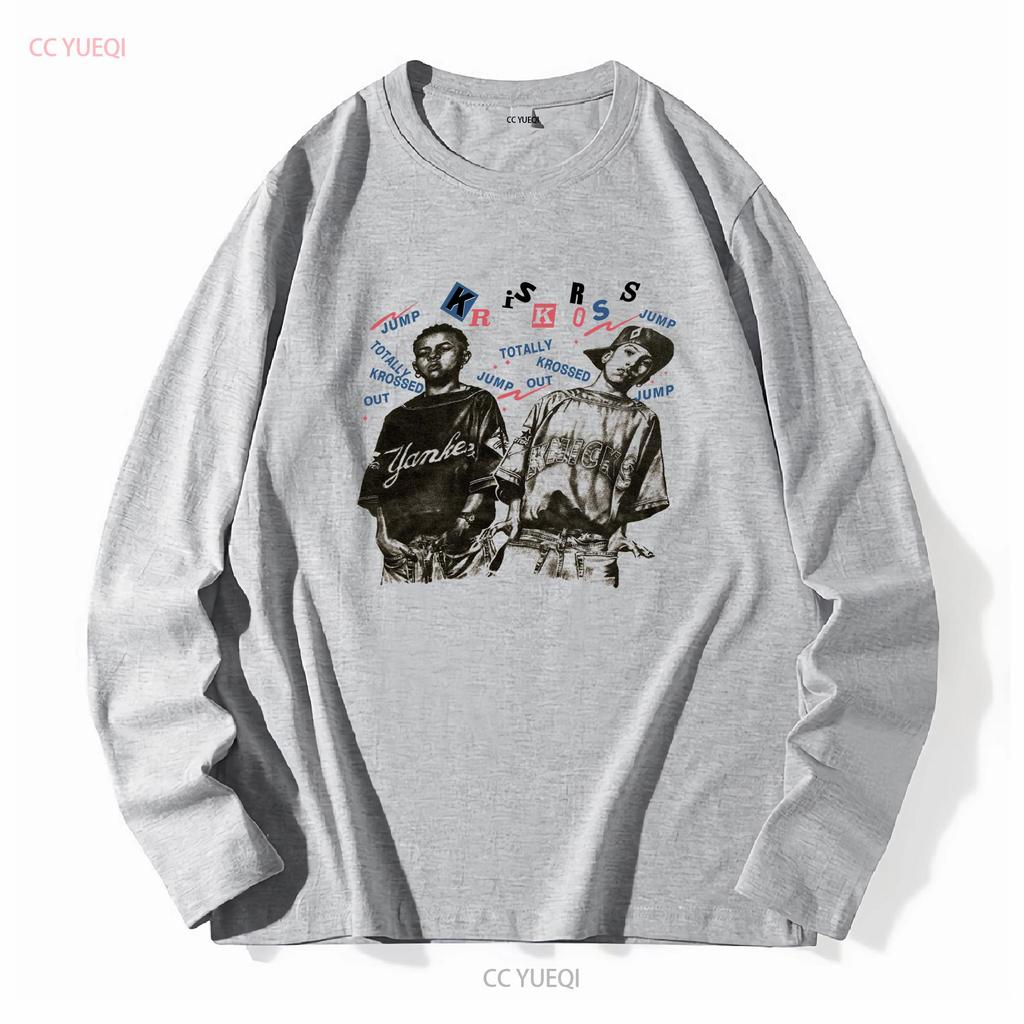 Neues beliebtes Kris Kross Weißes T-Shirt Baumwolle Vollgröße S 5XL Jk376 Vintage Gewaschen Lässig Streetwear Designer Kleidung Stilvoll