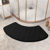 Xiaomi Home arched bathroom anti-slip mat shower room door absorbent mat flannel plush mat entrance mat
