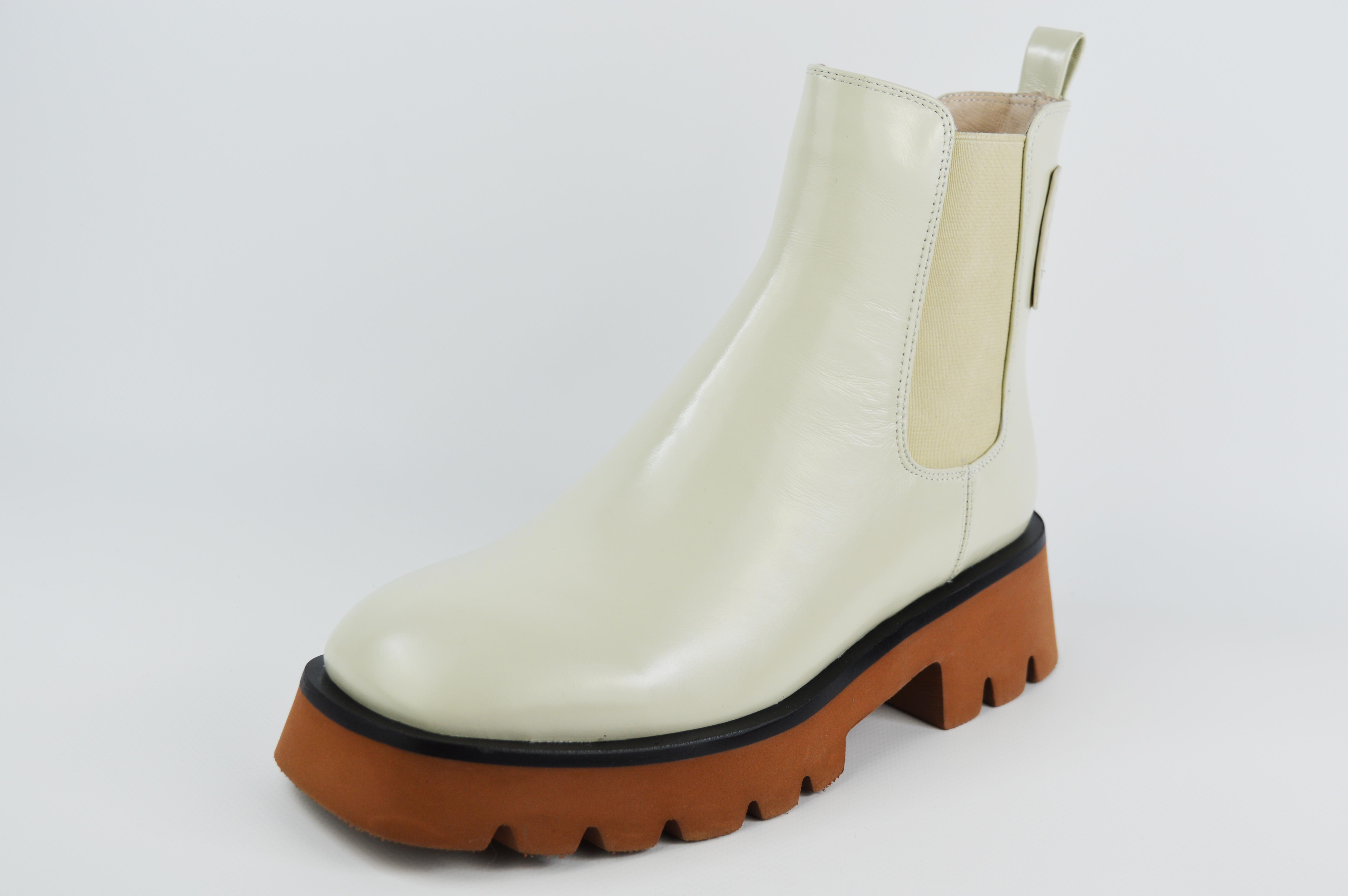 

Черевики Челсі Geronea 1113 37 Бежева шкіра 38 бежевий