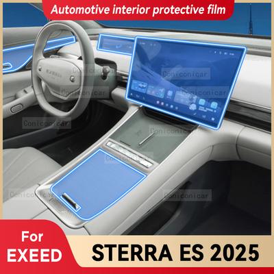 Pour EXEED STERRA ES 2025 Film Protecteur pour Console Centrale et Tableau de Bord de Voiture Autocollant Anti-rayures Accessoires