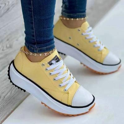 Mode Frauen Laufschuhe Frauen Casual Schuhe Frauen Muster Leinwand Turnschuhe Flache Spitze-Up Zapatillas Mujer Chaussure Femme