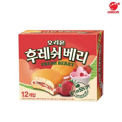 Orion Fresh Berry Strawberry Flavor 336g (12 Packages)