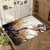 Classic Comic D-Death Note Floor Mat Soft Thickened Absorbent Non-Slip Bedroom Living Room Door Mat Home Decor Flannel Rugs
