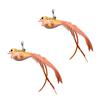 2pcs Replacement Head for Cat Teaser Funny Cat Stick Toy Rod Feather Bird Pet Toy Supplies
