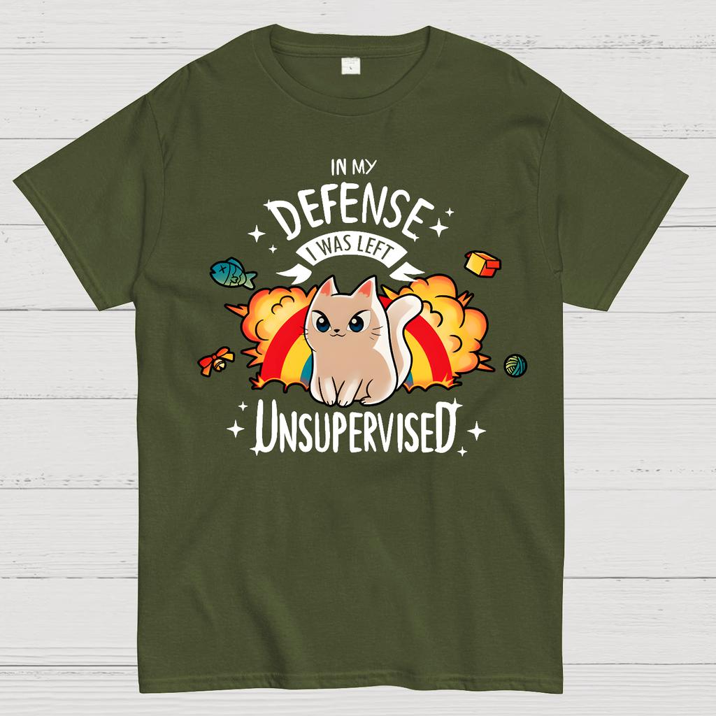 I Was Left Unsupervised Cotton Summer Casual Cool Loose T-Shirt
