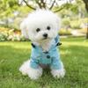 Windproof Dog Hooded Raincoat Two Legged with Zipper Waterproof Dogs Clothes Adjustable Dog Stormcoat Walking