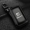 1Pcs Leather Emblem Car Key Case Keychain Zipper Key Case Bag for SEAT Leon FR 5 6 MII Altea 5F Ibiza Toledo Cordoba Alhambra MK3