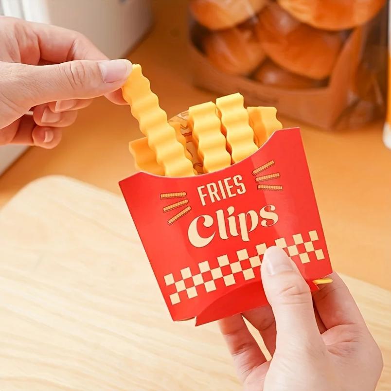 French Fries Sealing Clip, Snack Bag Clip, Bread Bag Clip, Moisture-Proof and Fresh-Keeping Clip, Food Powder Clip, Sealing Clip