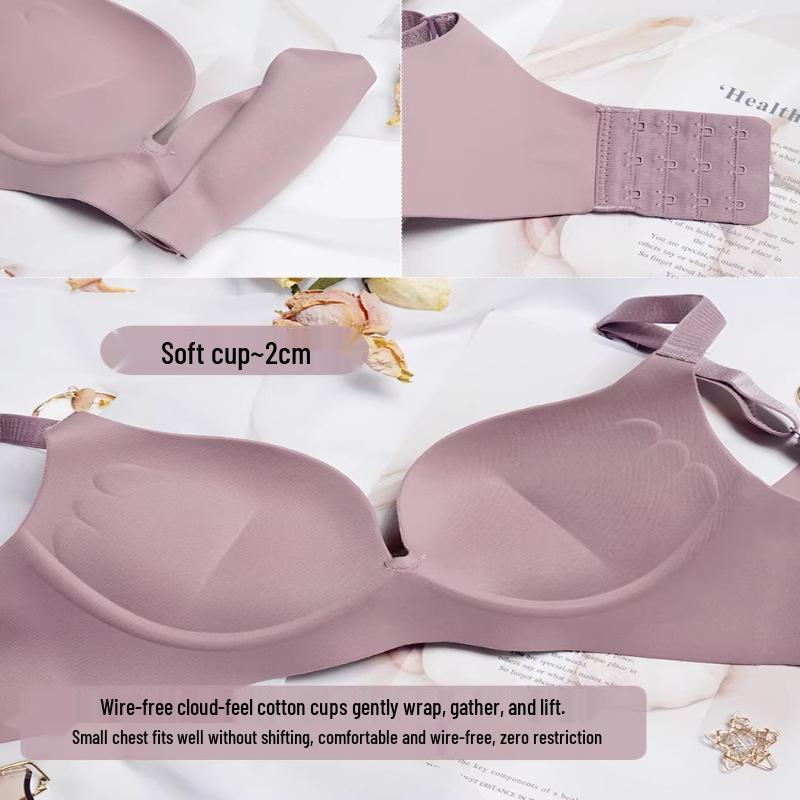 Elegant British Schoolgirl One-Piece Bra: Comfortable, No Steel Ring, Ideal for Small Busts