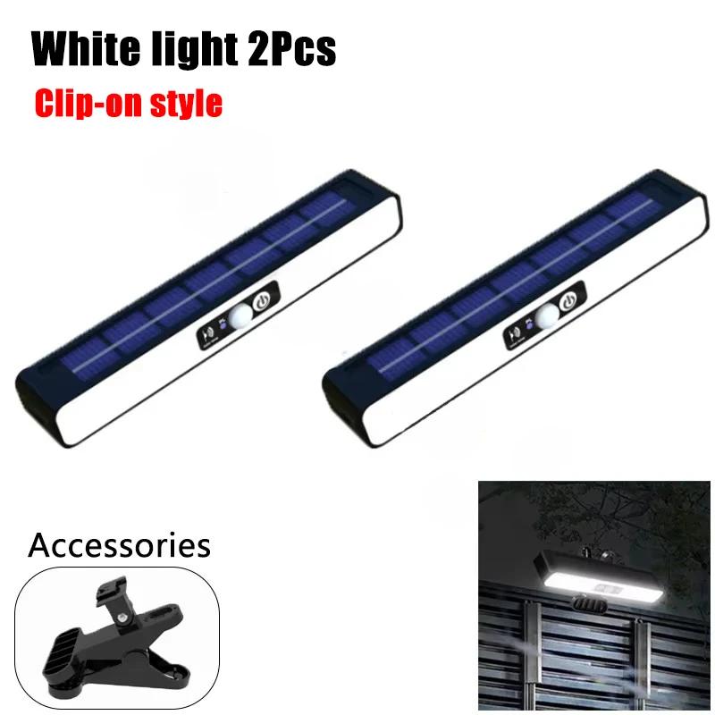 New Clip On Solar Motion Lights Outdoor Waterproof,Solar Fence Lights Outside with 36 LED Portable Solar Powered Security Light