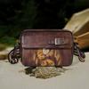 Rabbit Embossed Women Shoulder Bags Vintage Design Crossbody Messenger Bag Fashion Genuine Leather Handbags