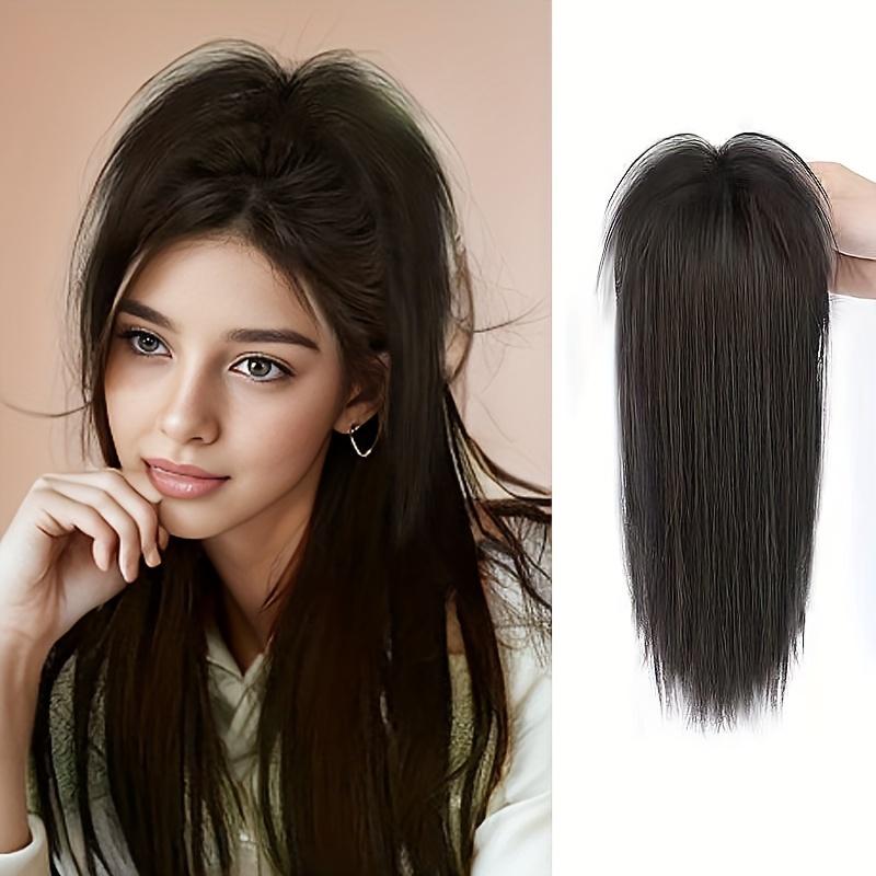 MISSQUEEN Sintetico Nero Mezza Coda di Cavallo Cascata Coda di Cavallo Artiglio Dei Capelli Clip Parrucchino Per Capelli Coda di Cavallo per Le Donne Uso Del Partito