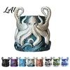 Ocean Themed Planter 3D Printed Octopus Planter with Tray Plant Holder Nautical