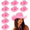 1 Pezzo Cappello Performance Tessuto Non Tessuto Costume da Sala da Ballo Festival Piumato Decorazioni Cinturino Cowboy