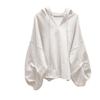 Large Size Women's Hooded Thin Sweater Women's Autumn and Winter Loose Korean Jacket