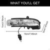 Car Rearview Mirror Turn Signal Light Direct Replaces 2038201421 Assembly Practical Portable Right