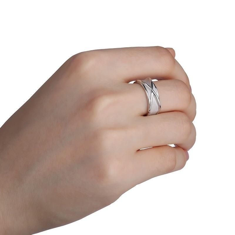 Anello da dito Anime Nero Son Goku Gokou Tempo Anello a croce argento di semplice eleganza