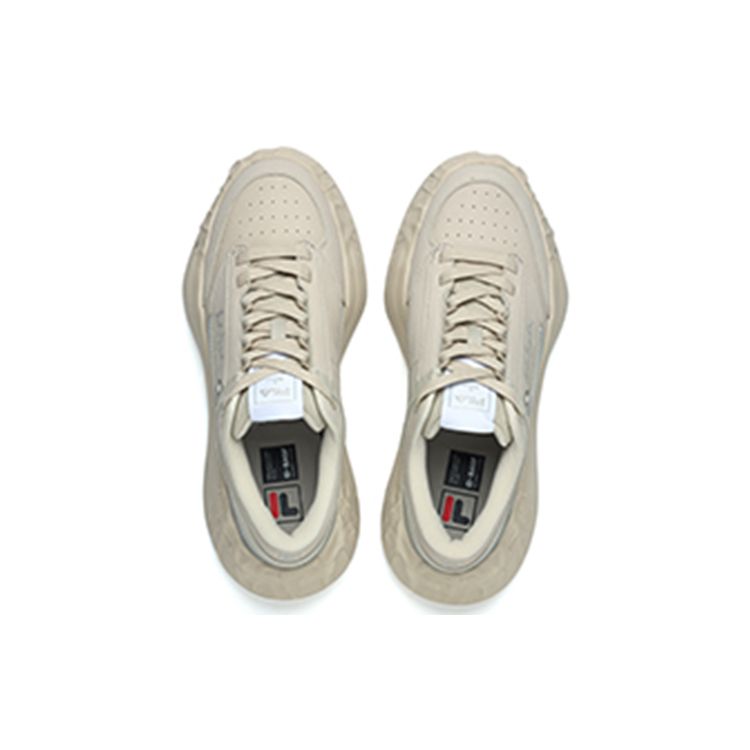 Mihara Yasuhiro X Fila FM-15 Fabric Two-Layer Cowhide Sports Comfortable Low-Top Sneakers Men Sneakers Oyster-Gray F12M214201FOG