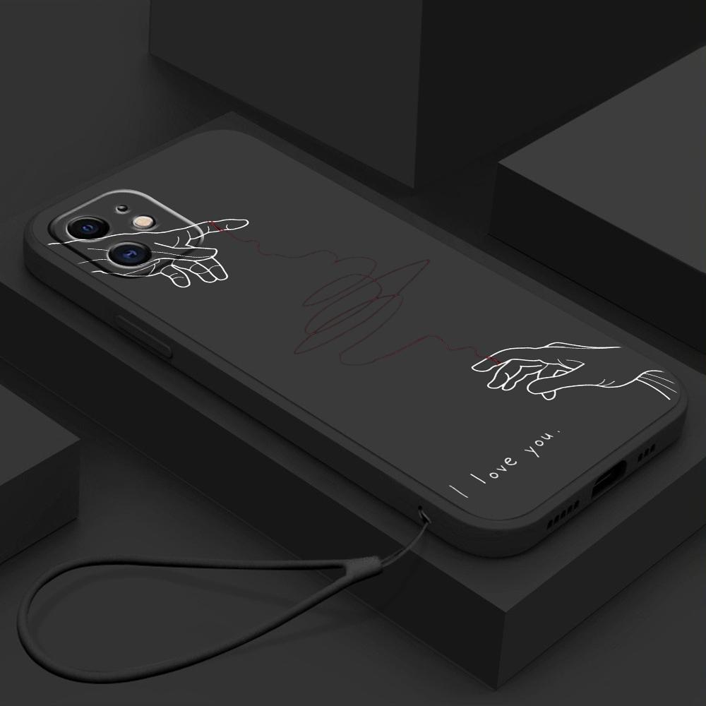 N70 jsou duchovně spojeni s někým se silikonovým pouzdrem na telefon s rovným okrajem na šňůrku pro Xiaomi Poco X5 Redmi Note13 Pro Realme Shockproof Cover