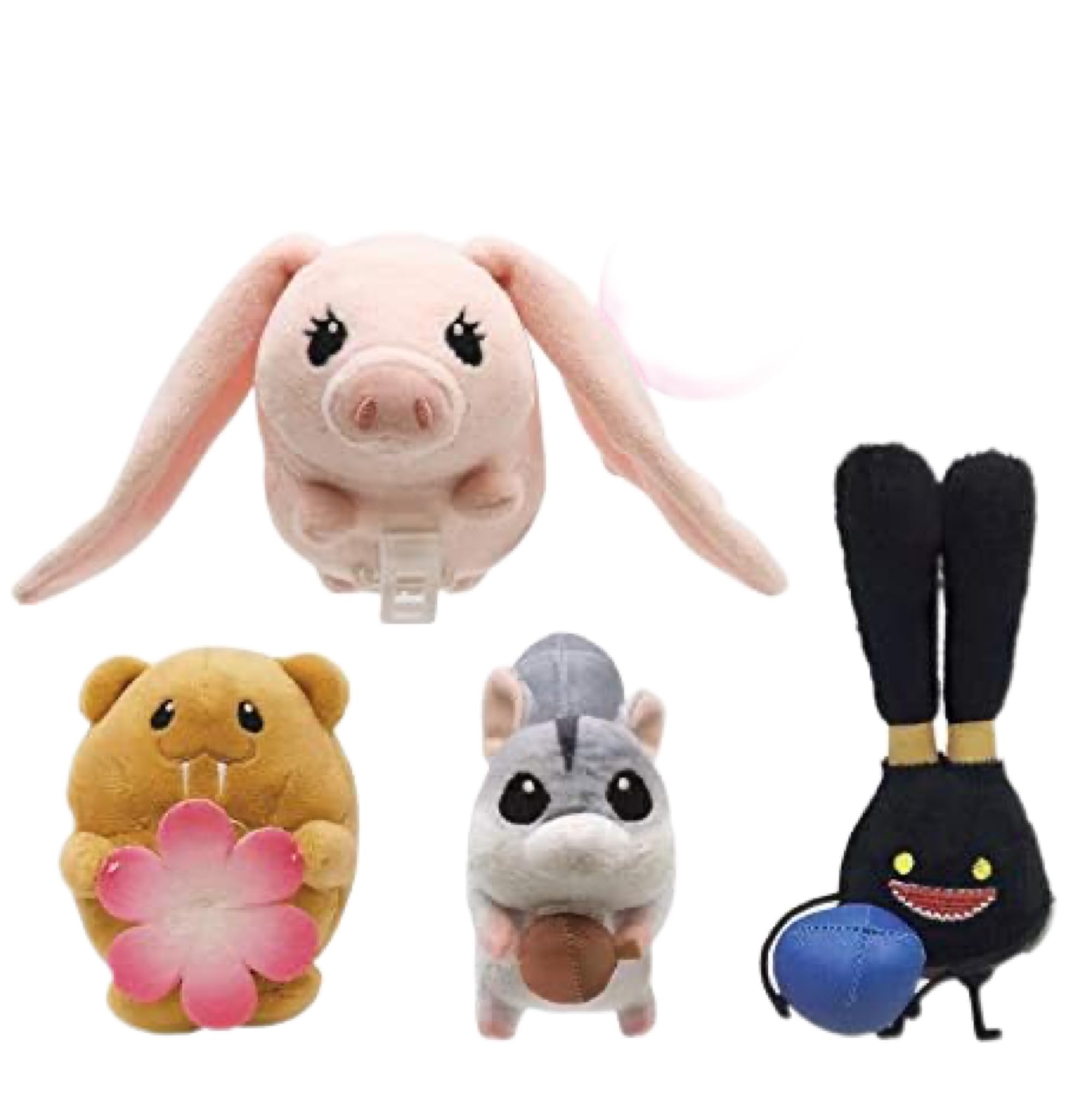 

Final Fantasy XIV Миньон Липкий Маскот Плюшевая Фигурка Поркси Ассорти Набор из 4 Вер.