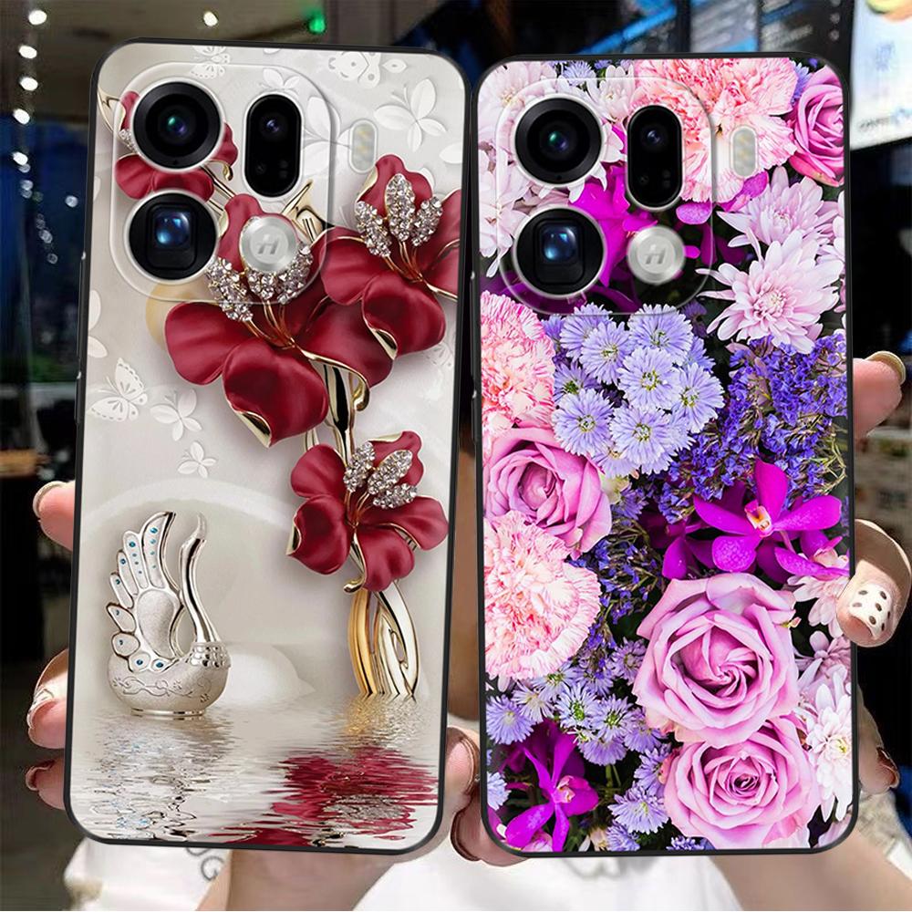 Für OPPO Find X9 X9 Pro Hülle Cartooon Design Abdeckung Weiches Silikon Handyhülle für OPPO Find X9 FindX9 Pro TPU Rückseite Fundas