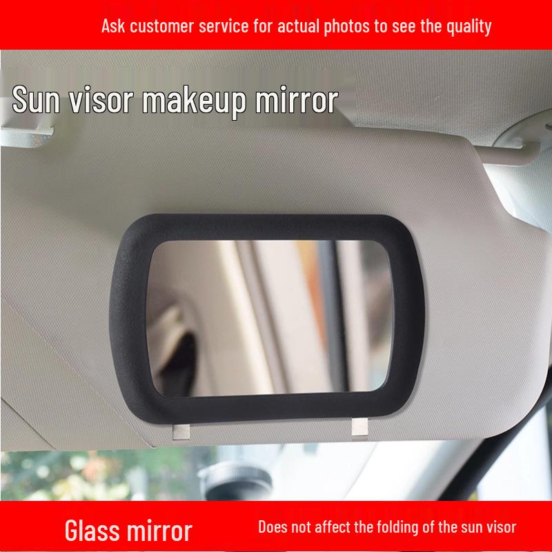 Passenger Side Car Sun Visor Makeup Mirror - HD Vanity Interior Accessory